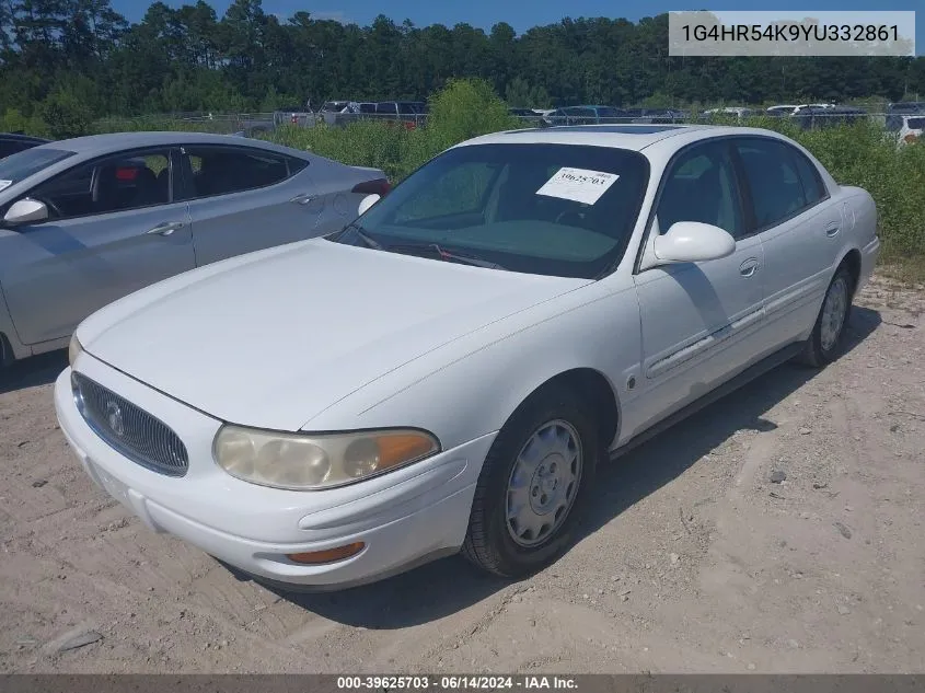 2000 Buick Lesabre Limited VIN: 1G4HR54K9YU332861 Lot: 39625703