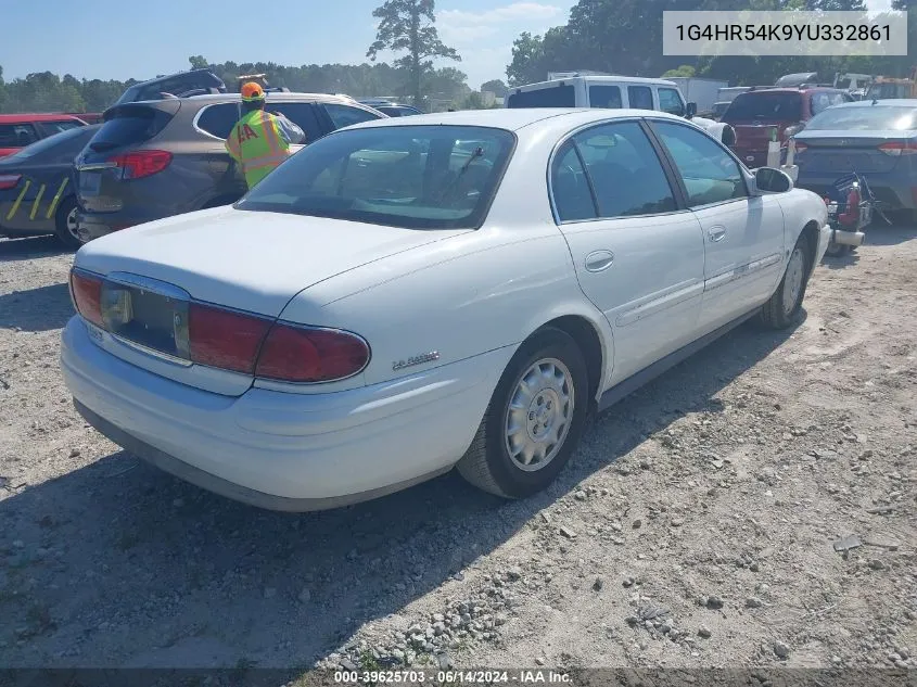 2000 Buick Lesabre Limited VIN: 1G4HR54K9YU332861 Lot: 39625703