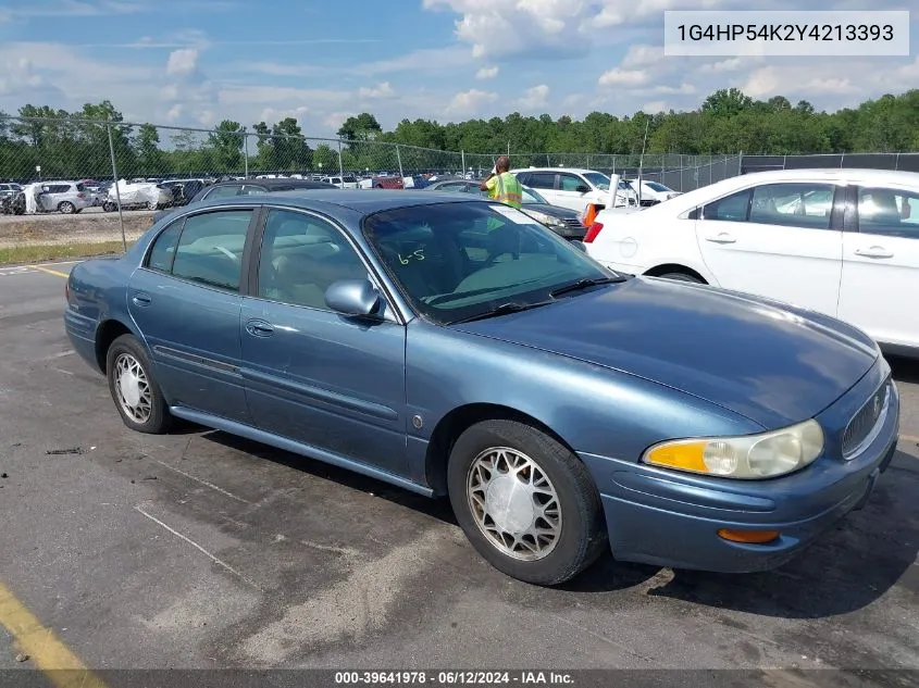 2000 Buick Lesabre Custom VIN: 1G4HP54K2Y4213393 Lot: 39641978