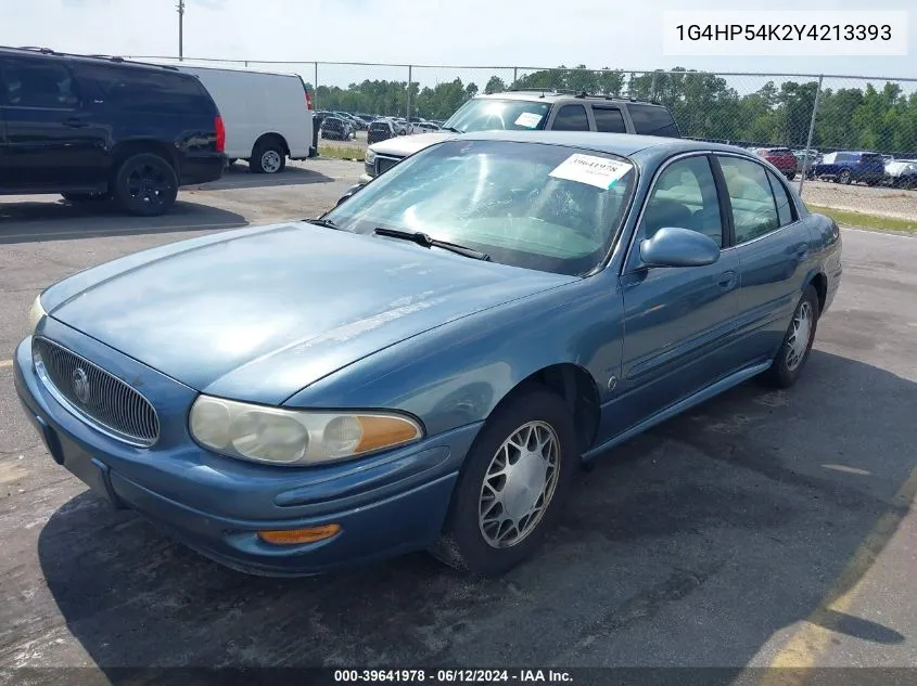 2000 Buick Lesabre Custom VIN: 1G4HP54K2Y4213393 Lot: 39641978