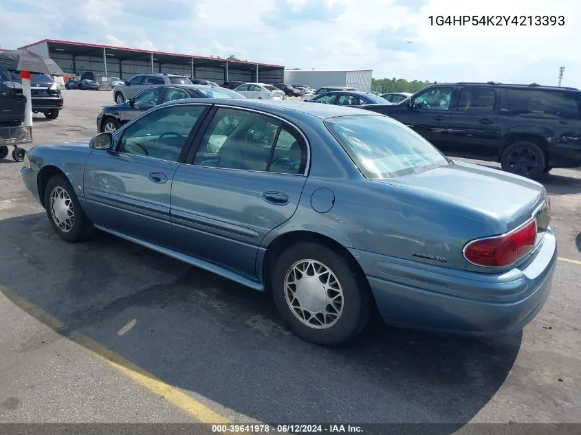 2000 Buick Lesabre Custom VIN: 1G4HP54K2Y4213393 Lot: 39641978