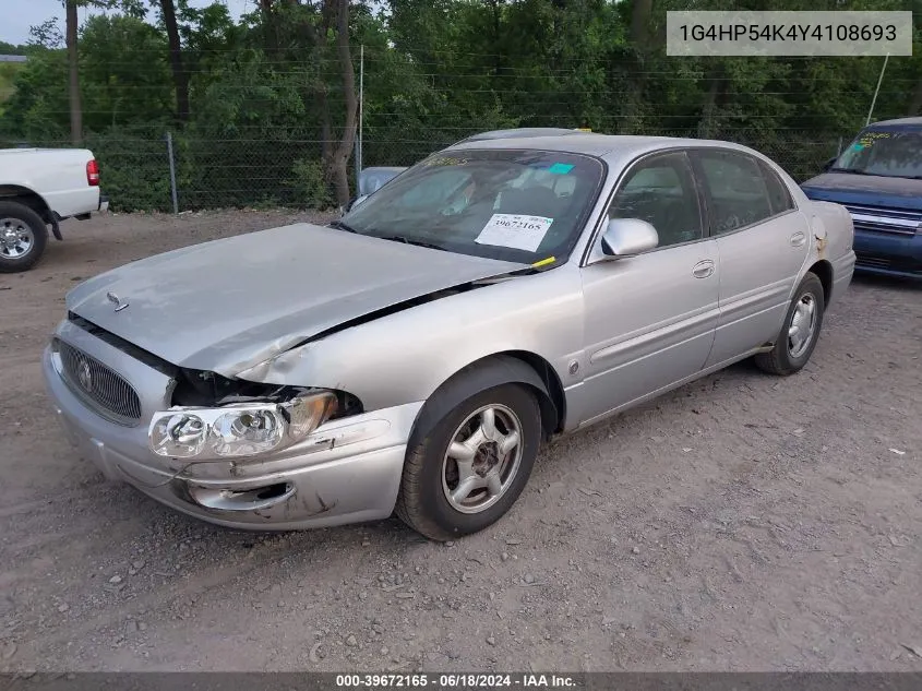 2000 Buick Lesabre Custom VIN: 1G4HP54K4Y4108693 Lot: 39672165