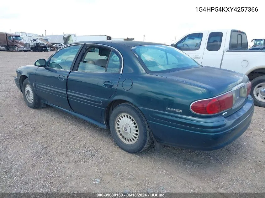 2000 Buick Lesabre Custom VIN: 1G4HP54KXY4257366 Lot: 39680159