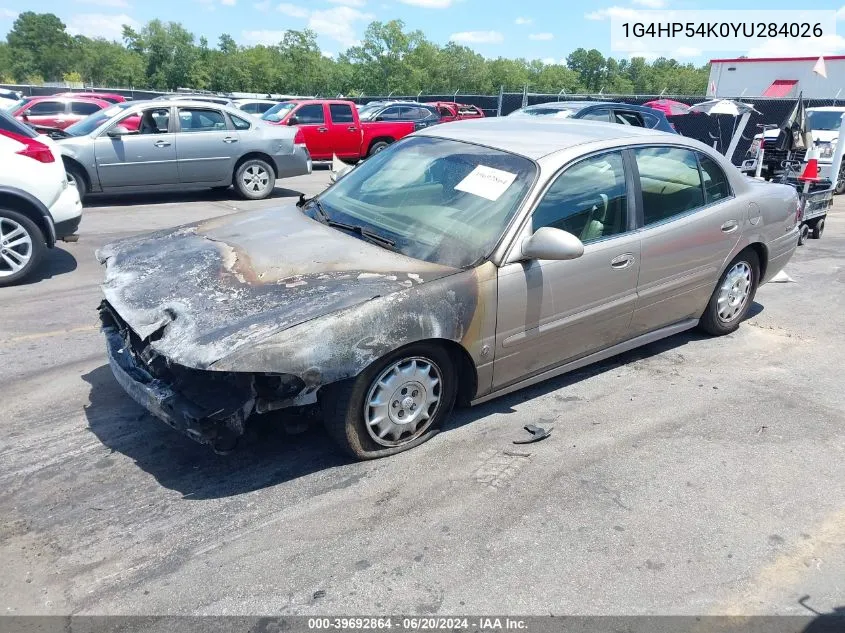 2000 Buick Lesabre Custom VIN: 1G4HP54K0YU284026 Lot: 39692864