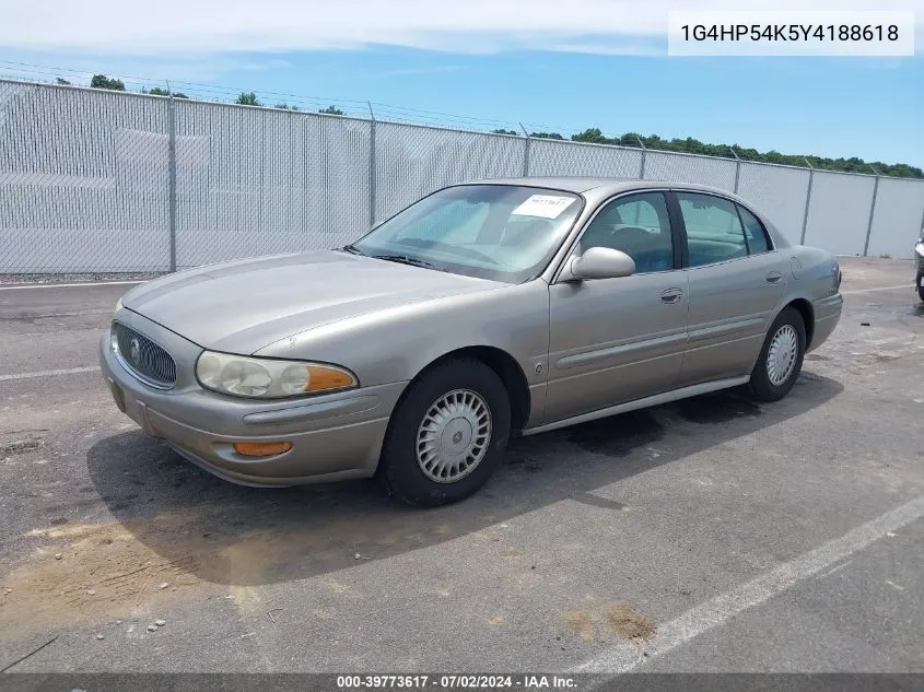 2000 Buick Lesabre Custom VIN: 1G4HP54K5Y4188618 Lot: 39773617