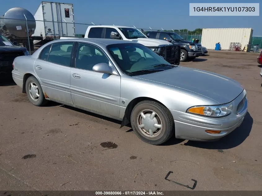 2000 Buick Lesabre Limited VIN: 1G4HR54K1YU107303 Lot: 39880066