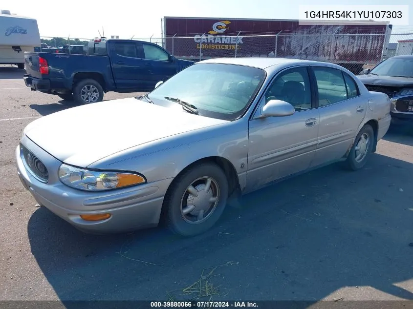 2000 Buick Lesabre Limited VIN: 1G4HR54K1YU107303 Lot: 39880066