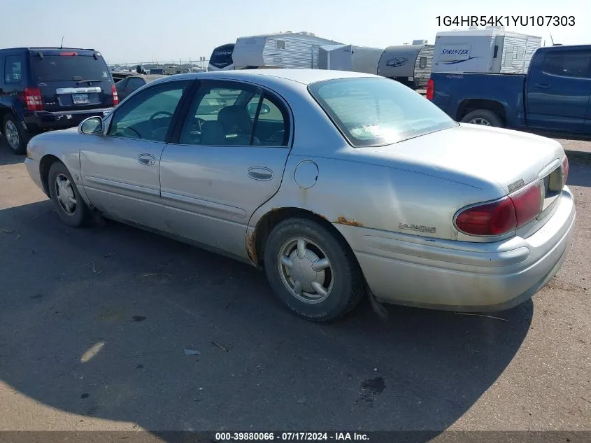 2000 Buick Lesabre Limited VIN: 1G4HR54K1YU107303 Lot: 39880066