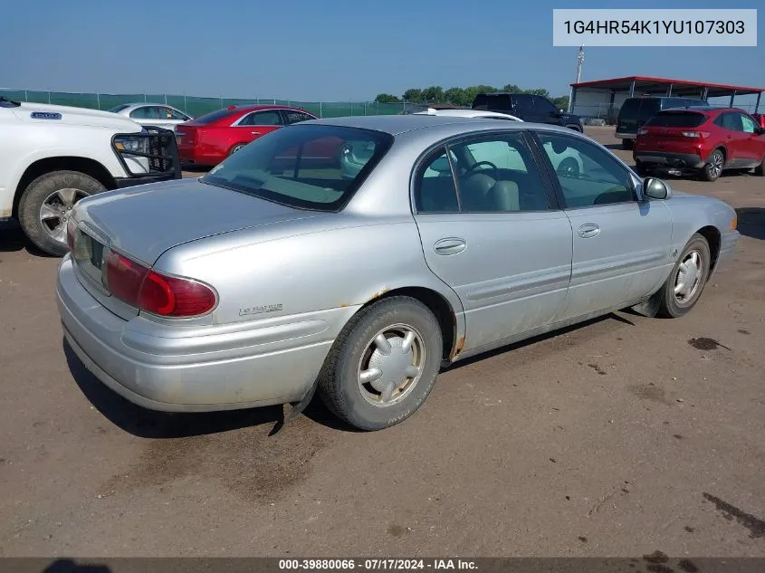 2000 Buick Lesabre Limited VIN: 1G4HR54K1YU107303 Lot: 39880066