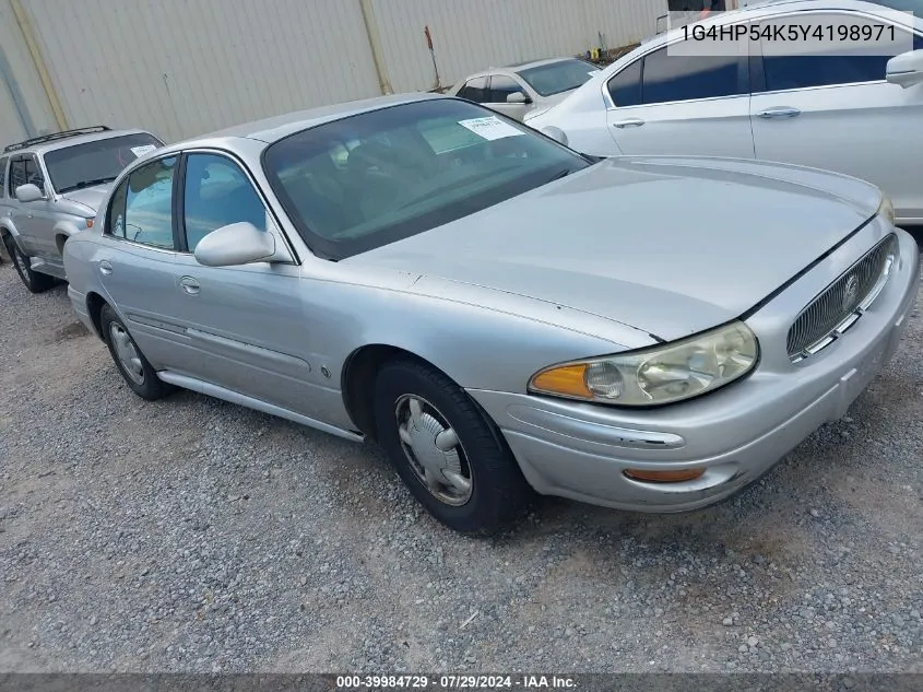 2000 Buick Lesabre Custom VIN: 1G4HP54K5Y4198971 Lot: 39984729