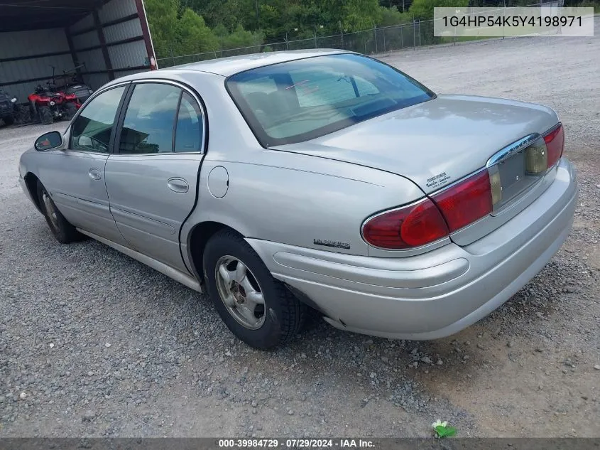 2000 Buick Lesabre Custom VIN: 1G4HP54K5Y4198971 Lot: 39984729