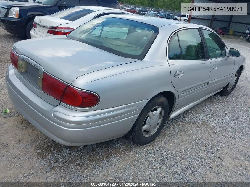 2000 Buick Lesabre Custom VIN: 1G4HP54K5Y4198971 Lot: 39984729