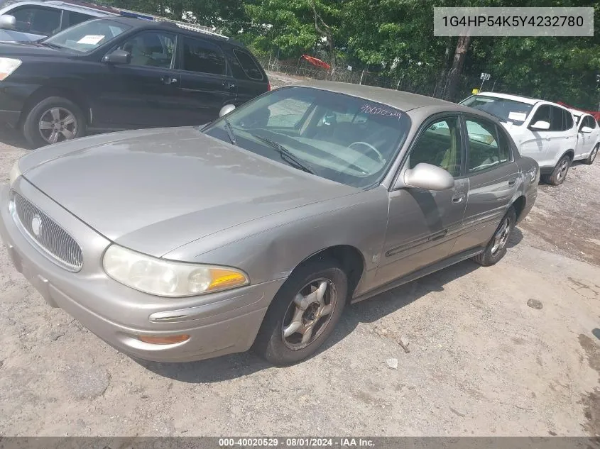 2000 Buick Lesabre Custom VIN: 1G4HP54K5Y4232780 Lot: 40020529