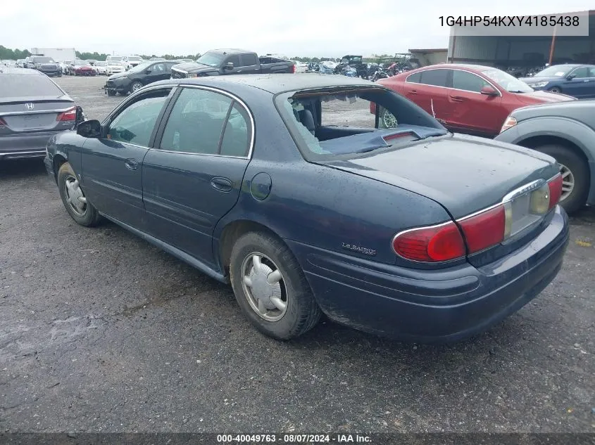 2000 Buick Lesabre Custom VIN: 1G4HP54KXY4185438 Lot: 40049763