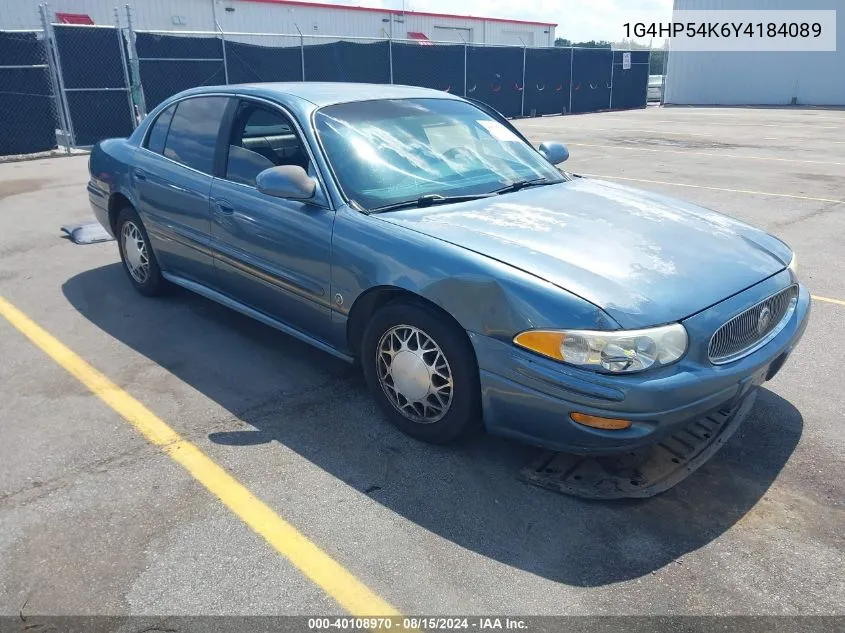 2000 Buick Lesabre Custom VIN: 1G4HP54K6Y4184089 Lot: 40108970