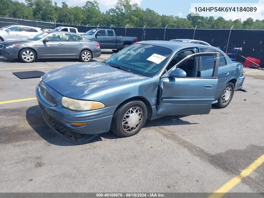 2000 Buick Lesabre Custom VIN: 1G4HP54K6Y4184089 Lot: 40108970