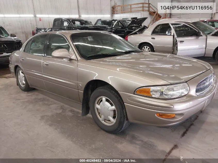 2000 Buick Lesabre Custom VIN: 1G4HP54K6YU116956 Lot: 40249453