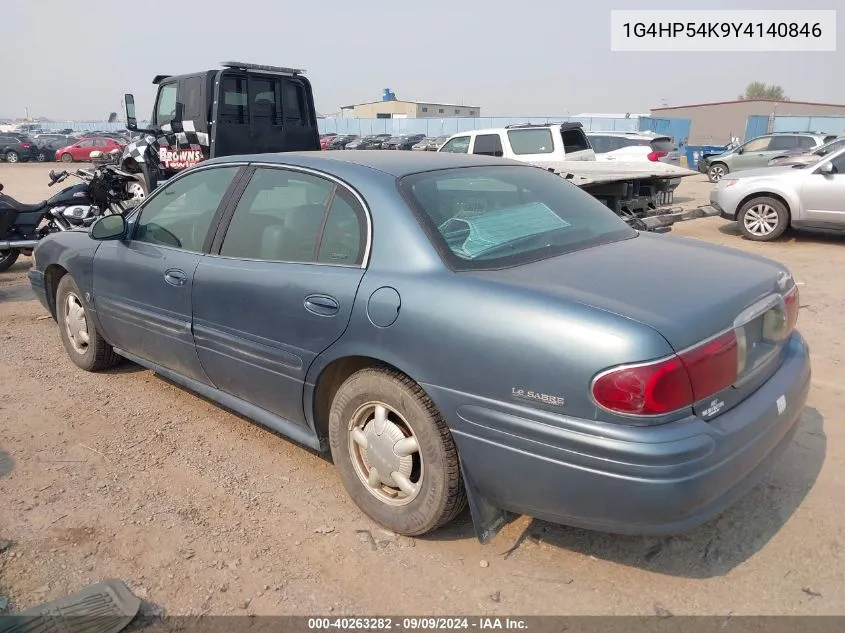 2000 Buick Lesabre Custom VIN: 1G4HP54K9Y4140846 Lot: 40263282