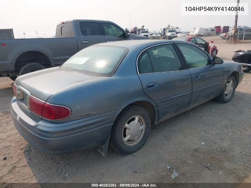 2000 Buick Lesabre Custom VIN: 1G4HP54K9Y4140846 Lot: 40263282