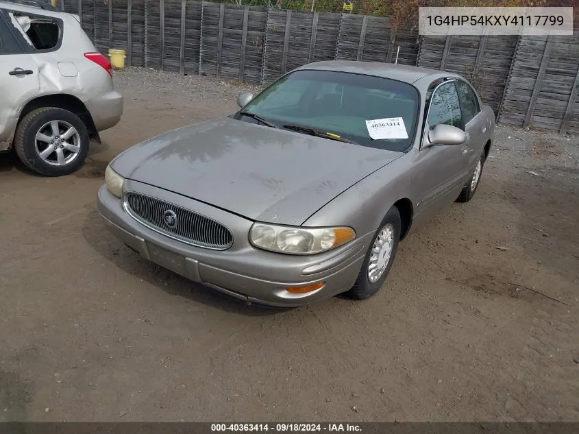 2000 Buick Lesabre Custom VIN: 1G4HP54KXY4117799 Lot: 40363414