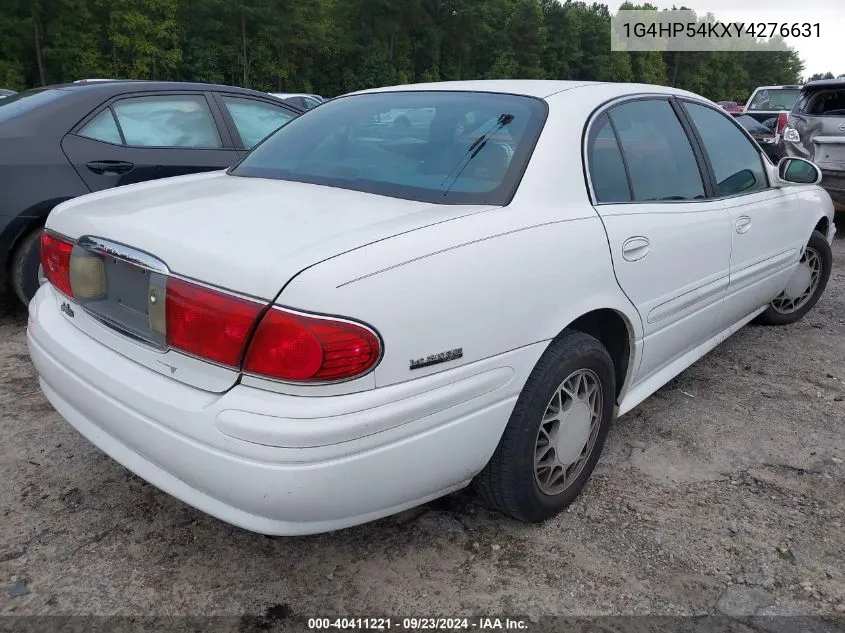 2000 Buick Lesabre Custom VIN: 1G4HP54KXY4276631 Lot: 40411221