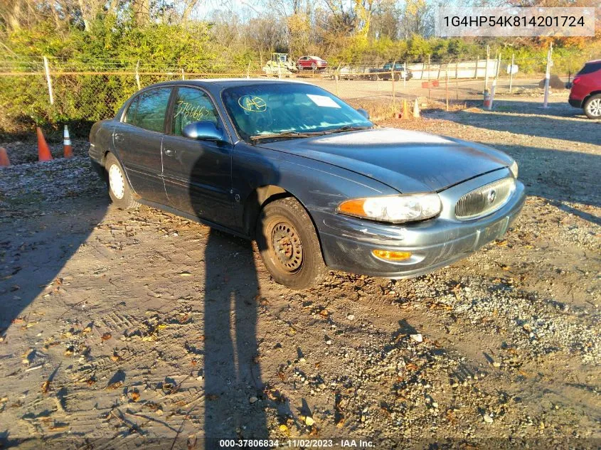 2001 Buick Lesabre Custom VIN: 1G4HP54K814201724 Lot: 37806834