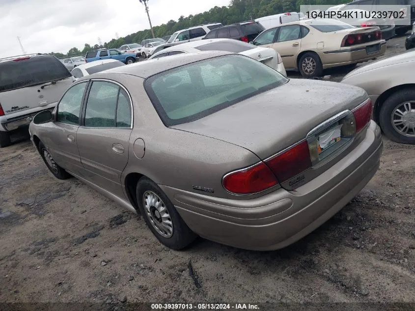 2001 Buick Lesabre Custom VIN: 1G4HP54K11U239702 Lot: 39397013