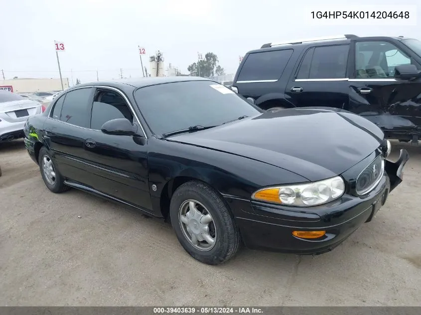 2001 Buick Lesabre Custom VIN: 1G4HP54K014204648 Lot: 39403639