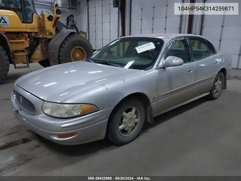 2001 Buick Lesabre Custom VIN: 1G4HP54K314259871 Lot: 39432989