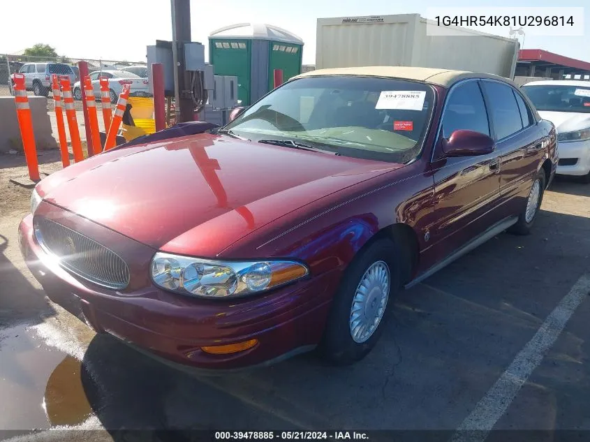 1G4HR54K81U296814 2001 Buick Lesabre Limited