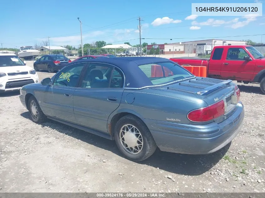 2001 Buick Lesabre Limited VIN: 1G4HR54K91U206120 Lot: 39524176