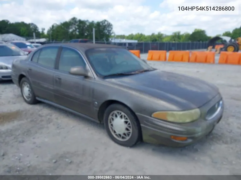 2001 Buick Lesabre Custom VIN: 1G4HP54K514286800 Lot: 39582663