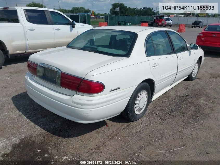 2001 Buick Lesabre Custom VIN: 1G4HP54K11U155508 Lot: 39651172