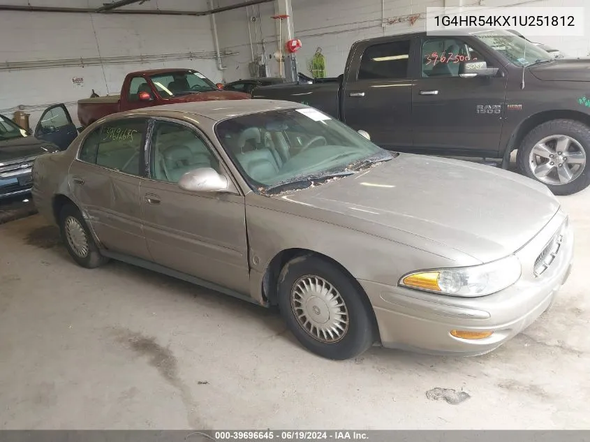 2001 Buick Lesabre Limited VIN: 1G4HR54KX1U251812 Lot: 39696645