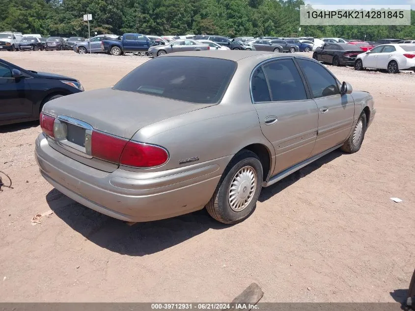 2001 Buick Lesabre Custom VIN: 1G4HP54K214281845 Lot: 39712931