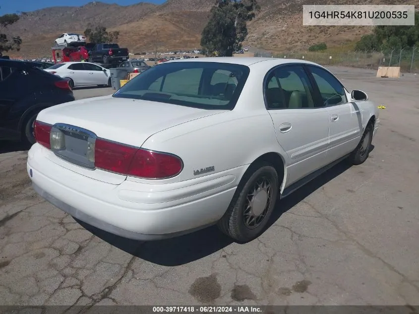 2001 Buick Lesabre Limited VIN: 1G4HR54K81U200535 Lot: 39717418