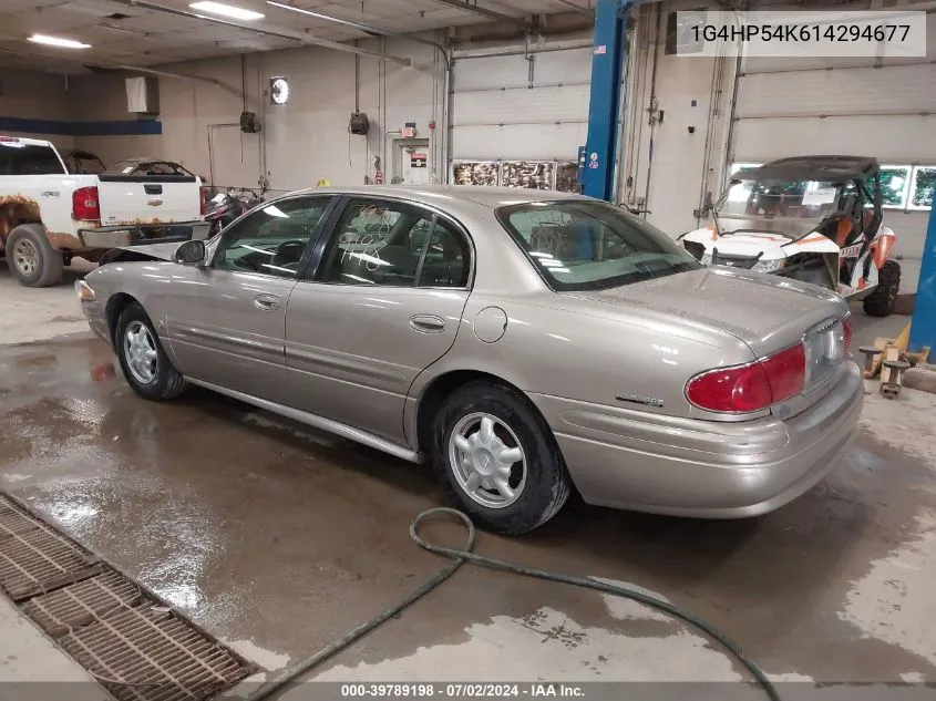 2001 Buick Lesabre Custom VIN: 1G4HP54K614294677 Lot: 39789198