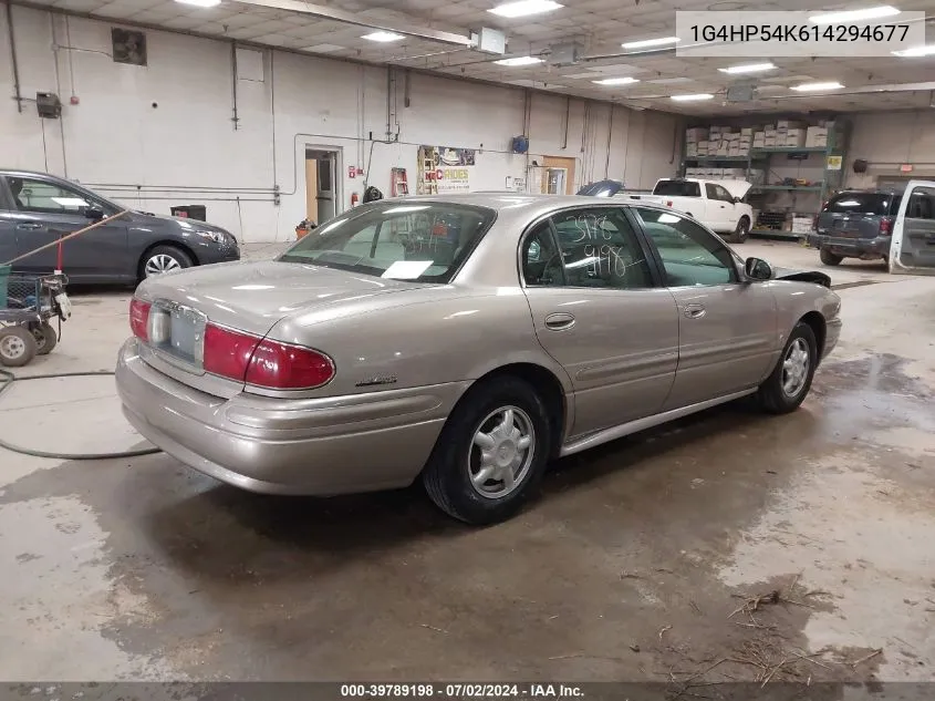 2001 Buick Lesabre Custom VIN: 1G4HP54K614294677 Lot: 39789198