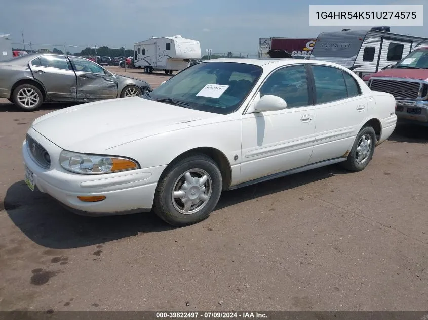 1G4HR54K51U274575 2001 Buick Lesabre Limited