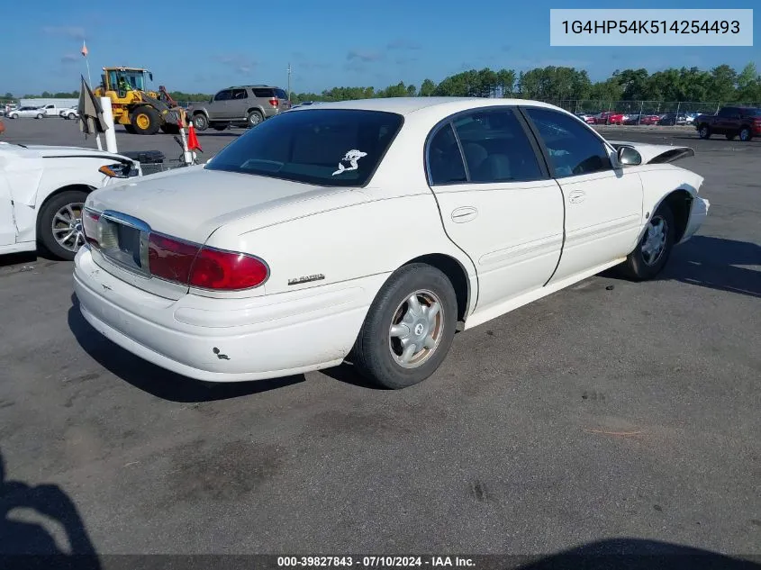 2001 Buick Lesabre Custom VIN: 1G4HP54K514254493 Lot: 39827843