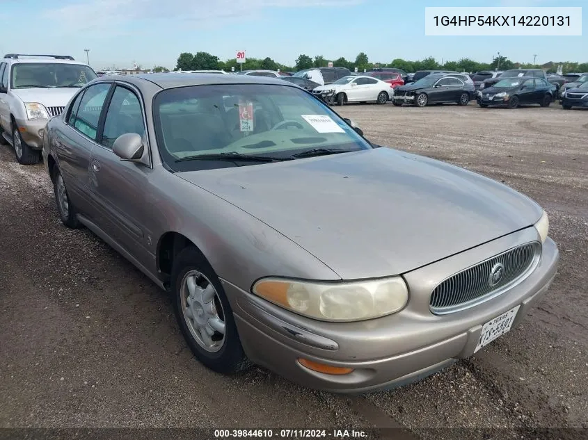 2001 Buick Lesabre Custom VIN: 1G4HP54KX14220131 Lot: 39844610