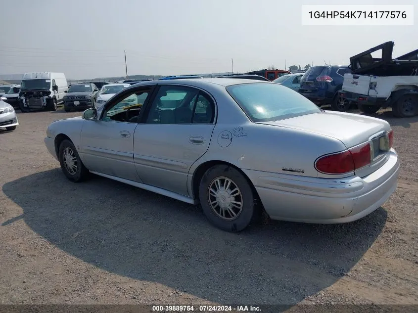 2001 Buick Lesabre Custom VIN: 1G4HP54K714177576 Lot: 39889754