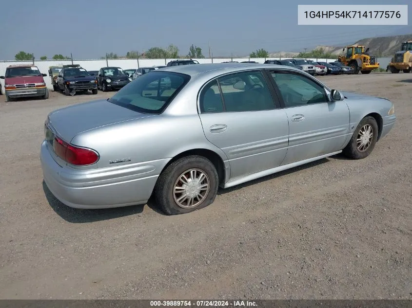 2001 Buick Lesabre Custom VIN: 1G4HP54K714177576 Lot: 39889754