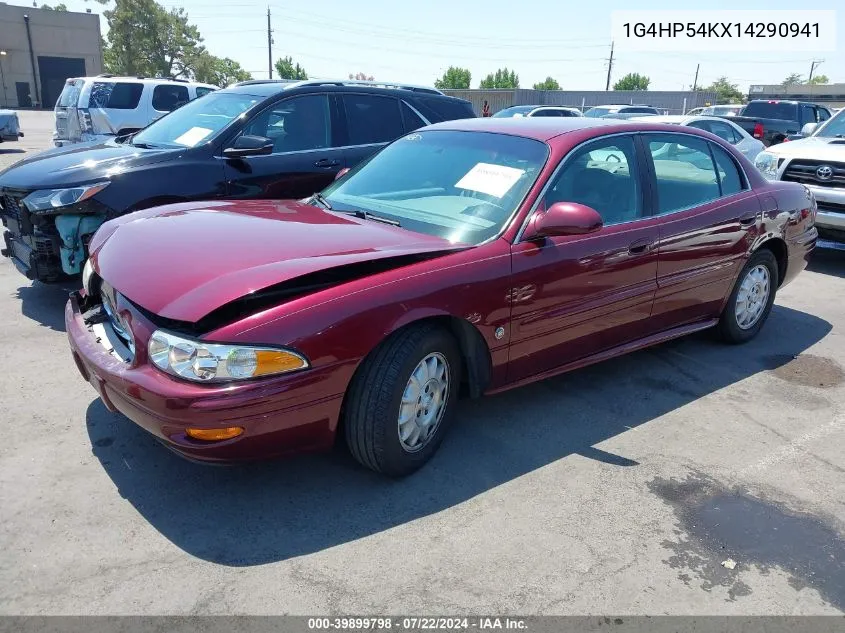 2001 Buick Lesabre Custom VIN: 1G4HP54KX14290941 Lot: 39899798