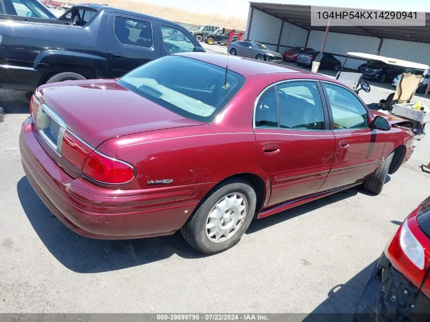 2001 Buick Lesabre Custom VIN: 1G4HP54KX14290941 Lot: 39899798