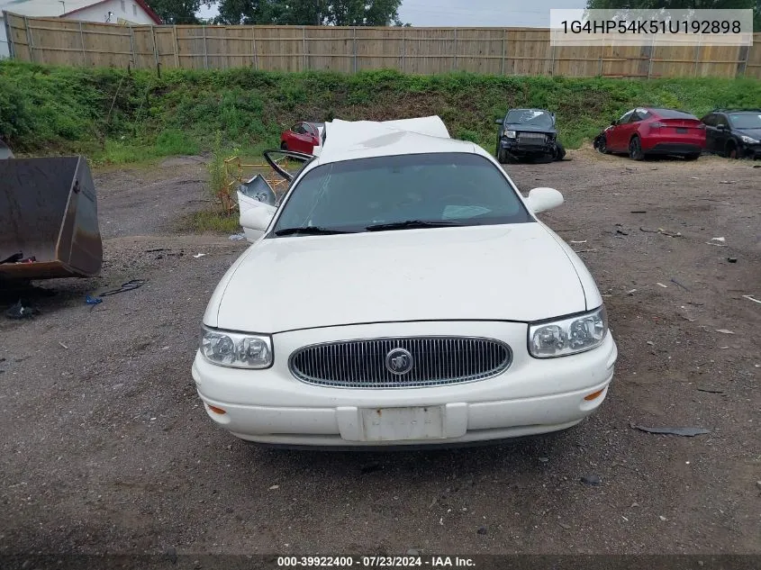 2001 Buick Lesabre Custom VIN: 1G4HP54K51U192898 Lot: 39922400