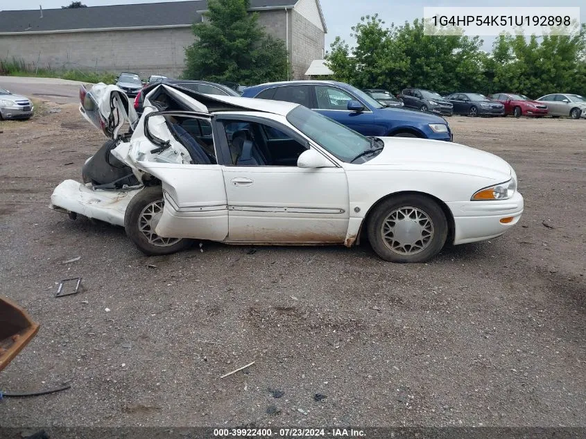 2001 Buick Lesabre Custom VIN: 1G4HP54K51U192898 Lot: 39922400