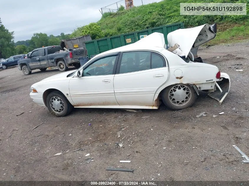 2001 Buick Lesabre Custom VIN: 1G4HP54K51U192898 Lot: 39922400