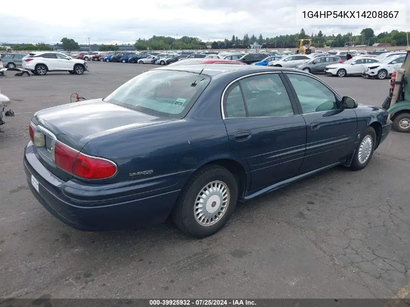 2001 Buick Lesabre Custom VIN: 1G4HP54KX14208867 Lot: 39925932