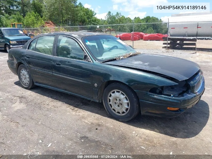 2001 Buick Lesabre Custom VIN: 1G4HP54K914189146 Lot: 39930568